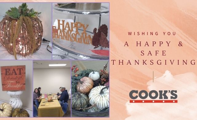 thanksgiving at cook's