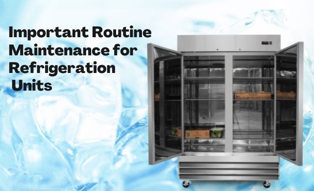 maintenance for refrigeration
