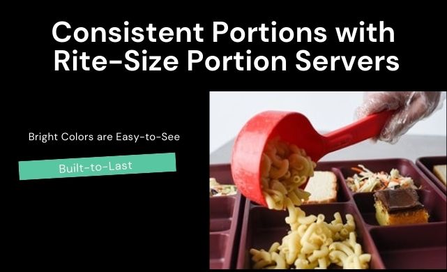 rite-size portion servers