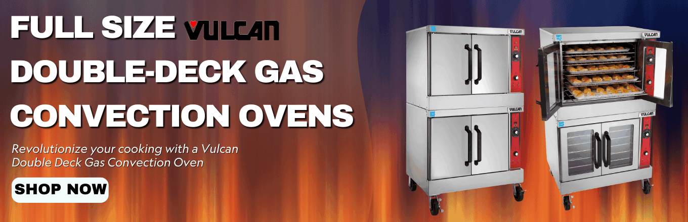 high security double-deck convection ovens from Vulcan